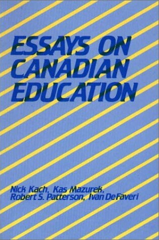 Cover of Essays on Canadian Education