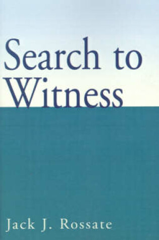 Cover of Search to Witness