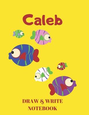 Book cover for Caleb Draw & Write Notebook