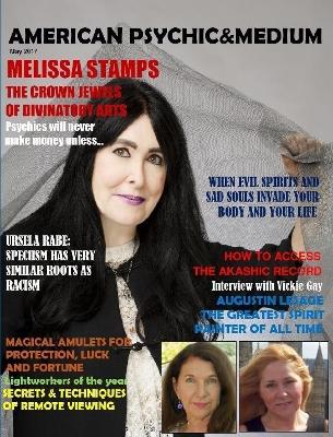 Book cover for American Psychic & Medium Magazine. May 2017. Economy Edition