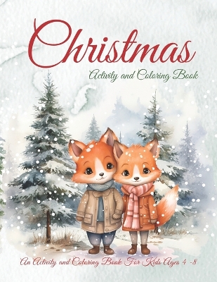 Book cover for Christmas Activity and Coloring Book