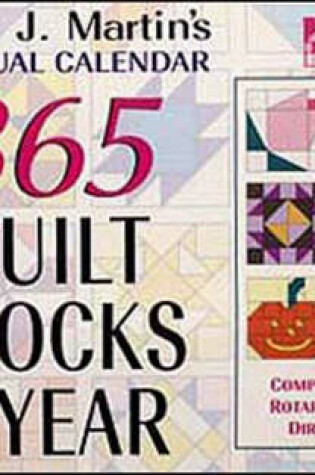 Cover of 365 Quilt Blocks a Year