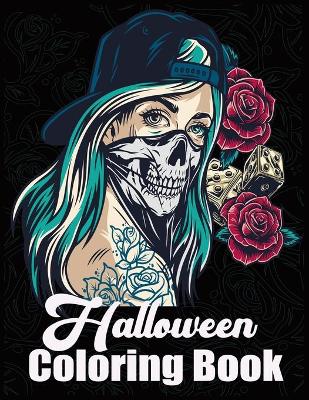 Book cover for Halloween Coloring Book