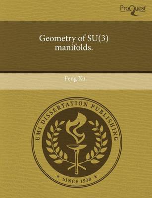 Book cover for Geometry of Su(3) Manifolds