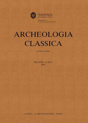 Book cover for Archeologia Classica 2016 Volume 67, N.S. II, 6