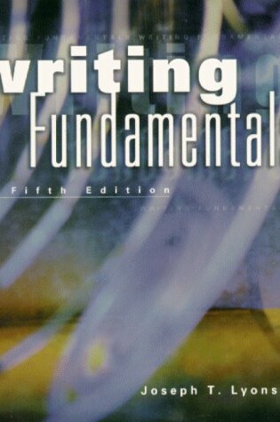 Cover of Writing Fundamentals Ph Canada