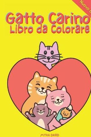Cover of Gatto Carino Libro da Colorare