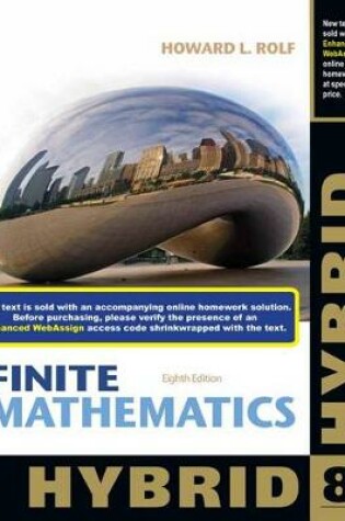 Cover of Finite Mathematics, Hybrid (with Webassign with eBook Loe Printed Access Card for Single-Term Math and Science)