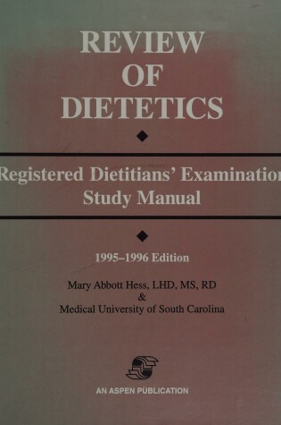 Cover of Review of Dietetics