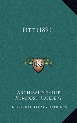 Book cover for Pitt (1891)