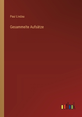 Book cover for Gesammelte Aufs�tze