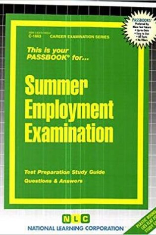 Cover of Summer Employment Examination