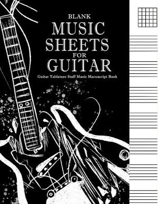 Cover of Blank Music Sheets for Guitar