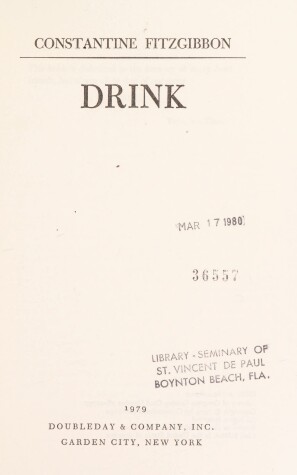 Book cover for Drink