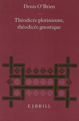 Cover of Theodicee plotinienne, theodicee gnostique