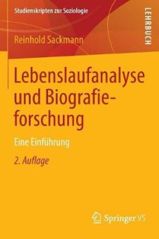 Cover of Lebenslaufanalyse und Biografieforschung