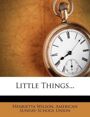 Book cover for Little Things...