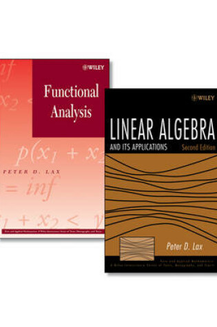 Cover of Linear Algebra and Its Applications, 2e + Functional Analysis Set