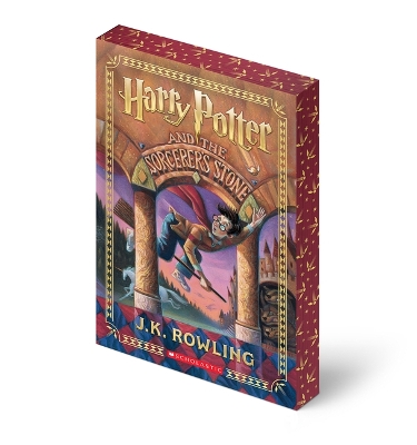 Book cover for Harry Potter and the Sorcerer's Stone (Stenciled Edges)