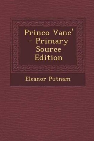 Cover of Princo Vanc'