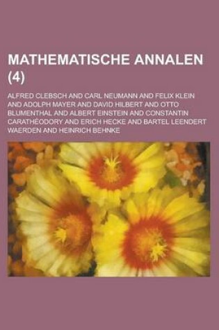 Cover of Mathematische Annalen (4)