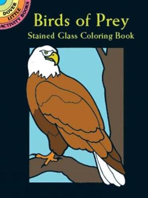 Cover of Birds of Prey Stained Glass Coloring Book