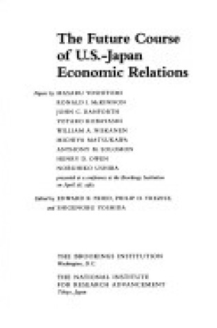 Cover of Future Course of United States-Japan Economic Relations