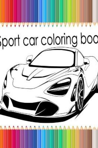 Cover of Sport car coloring book