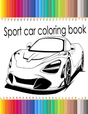 Book cover for Sport car coloring book