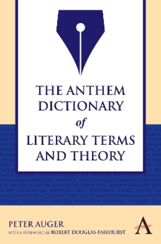 Cover of The Anthem Dictionary of Literary Terms and Theory