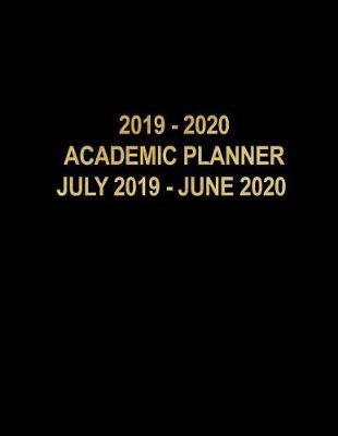 Book cover for 2019 - 2020 Academic Planner