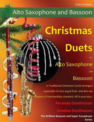 Book cover for Christmas Duets for Alto Saxophone and Bassoon