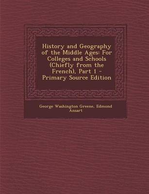 Book cover for History and Geography of the Middle Ages