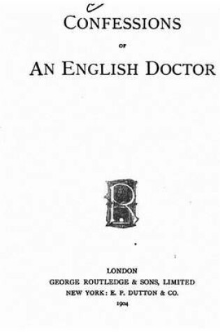 Cover of Confessions of an English Doctor