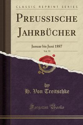 Book cover for Preußische Jahrbücher, Vol. 59