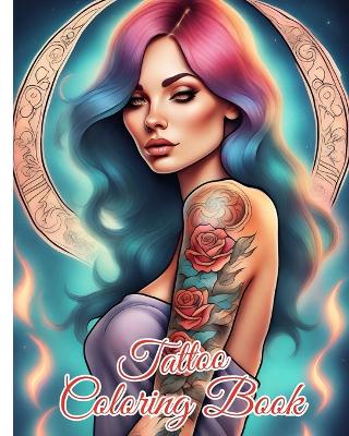 Book cover for Tattoo Coloring Book