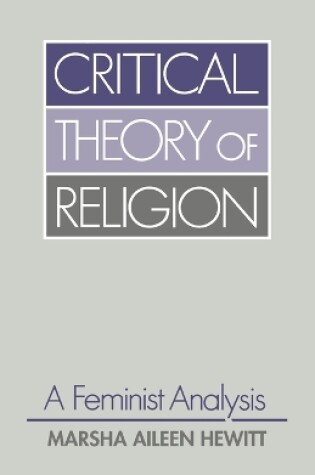 Cover of Critical Theory of Religion