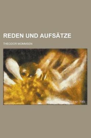 Cover of Reden Und Aufsatze; Mit Zwei Bildnissen