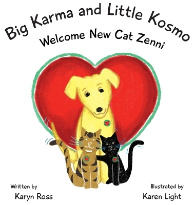 Book cover for Big Karma and Little Kosmo Welcome New Cat Zenni