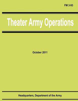 Book cover for Theater Army Operations (FM 3-93)