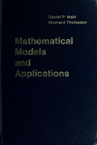 Book cover for Mathematical Models and Applications