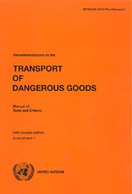 Cover of Recommendations on the transport of dangerous goods