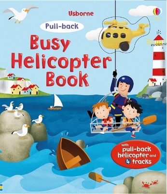 Book cover for Pull-back Busy Helicopter Book