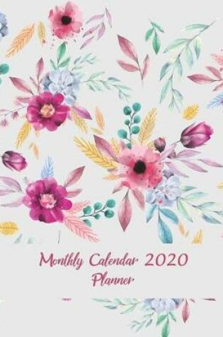 Cover of Monthly Calendar 2020 Planner