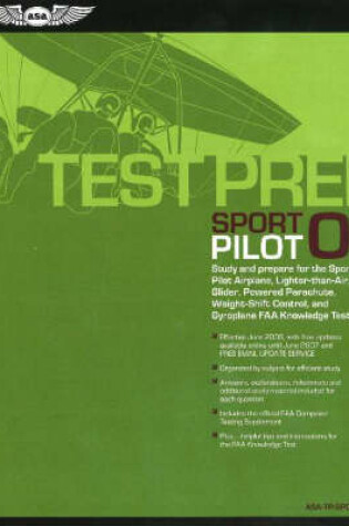 Cover of Sport Pilot Test Prep 2007