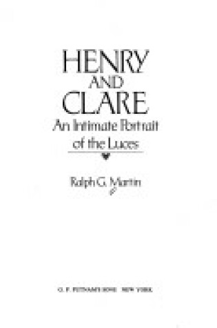 Cover of Henry and Clare