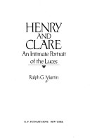 Book cover for Henry and Clare