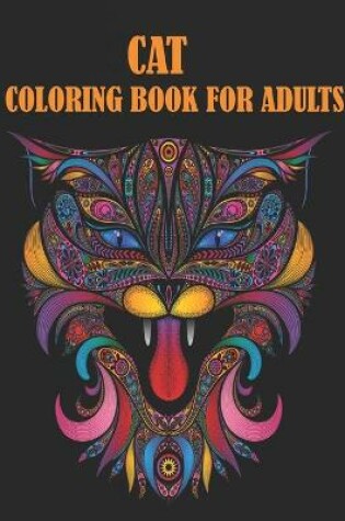 Cover of Cat Coloring Book For Adults