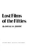 Book cover for Lost Films of the Fifties