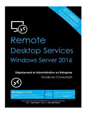 Book cover for RDS Windows Server 2016 - Deploiement et Administration en Entreprise